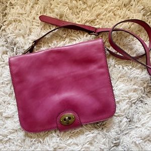 Fossil Leather Foldover Cross Body